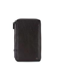 PIQUADRO CAMPIONARIO - BLACK SQUARE Travel Document Holder MORO - Men&rsquo;s Wallets - 1