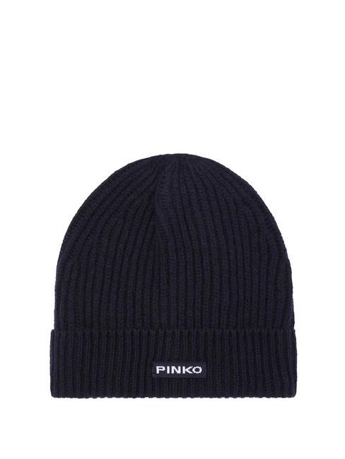 PINKO LAMBKIN  Wool hat dark navy blue - Hats