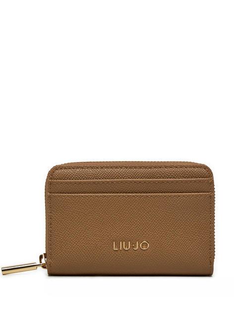 LIUJO NEVET  Zip around wallet almond - Women’s Wallets