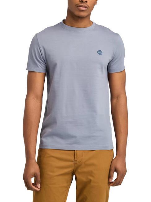 TIMBERLAND SS DUNRIVER CREW Cotton T-shirt folkstone gray - T-shirt