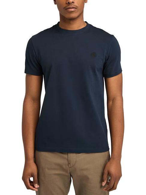 TIMBERLAND SS DUNRIVER CREW Cotton T-shirt dark sapphire/dark denim - T-shirt