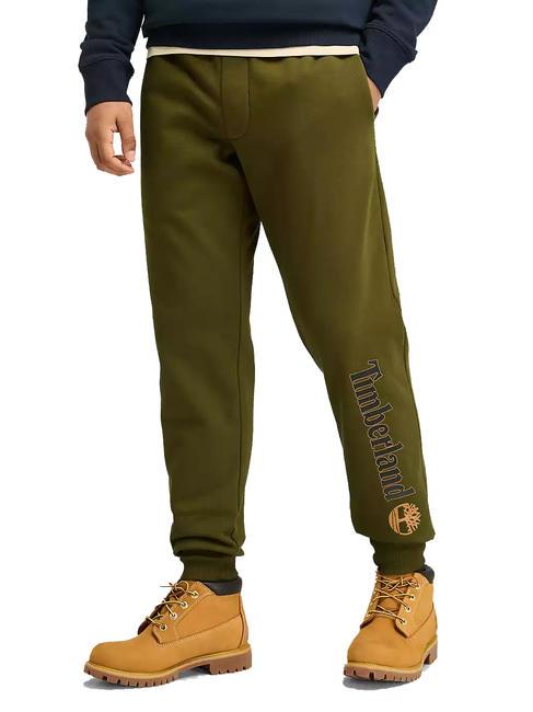 TIMBERLAND KENNEBEC RIVER Sweatpants darkoliv - Men's sports suits