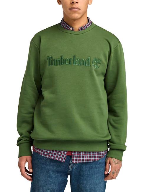 TIMBERLAND EMBROIDERY TONAL Crewneck sweatshirt black/forestgreen - Sweatshirts