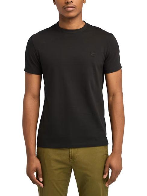 TIMBERLAND SS DUNRIVER CREW Cotton T-shirt black/pavement - T-shirt