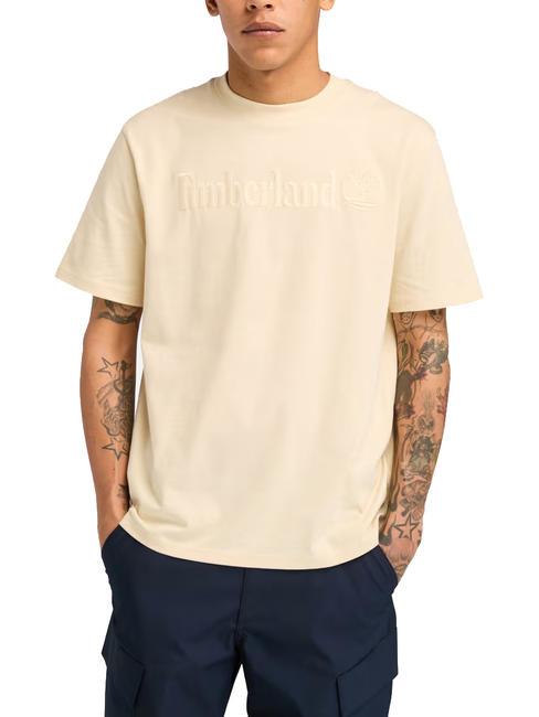 TIMBERLAND EMBROIDERY TONAL Cotton T-shirt angora - T-shirt