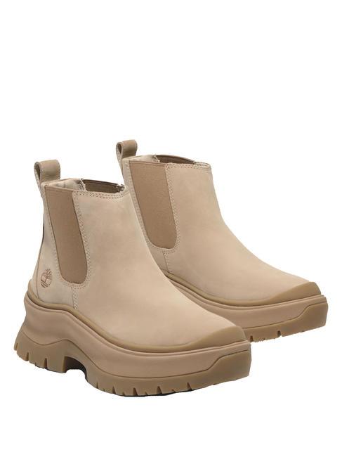 TIMBERLAND ROXIE LANE  Leather ankle boots light beige - Women’s shoes