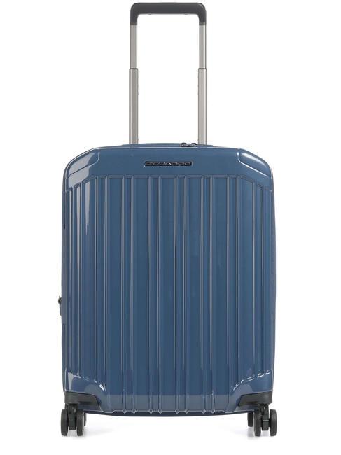 PIQUADRO PQ-LIGHT Expandable cabin trolley blue - Hand luggage