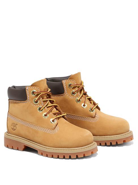 TIMBERLAND 6 INCH PREMIUM KIDS Waterproof leather ankle boots yellow - Baby Shoes