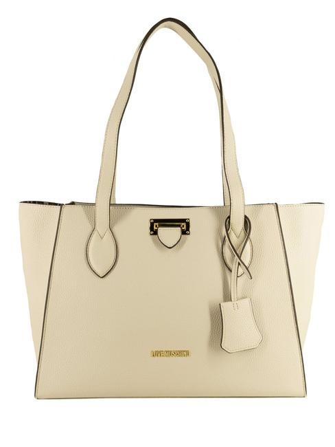 LOVE MOSCHINO CLICK  Shopping Bag ivory - Women’s Bags
