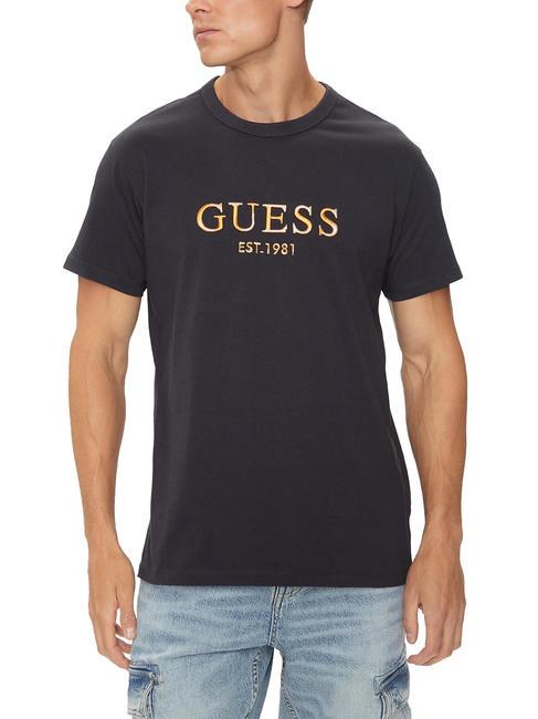 GUESS SS CN Cotton T-shirt smartblue - T-shirt