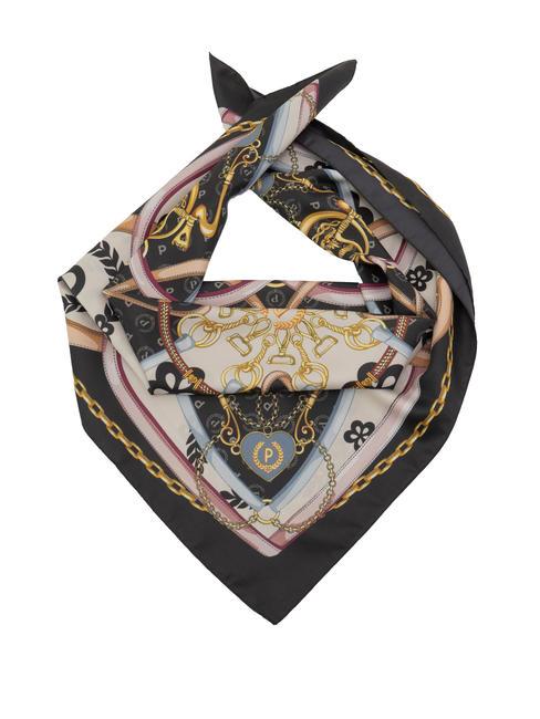 POLLINI HEARTS TWILL Scarf black - Scarves