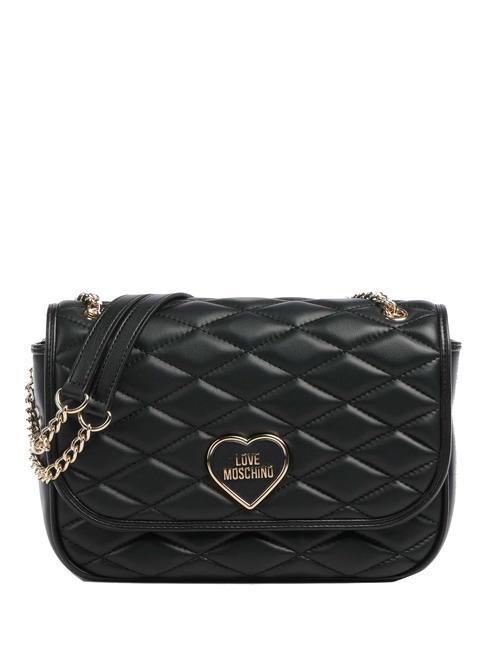 LOVE MOSCHINO ROMANTIC Convertible Shoulder/cross body bag Black - Women’s Bags
