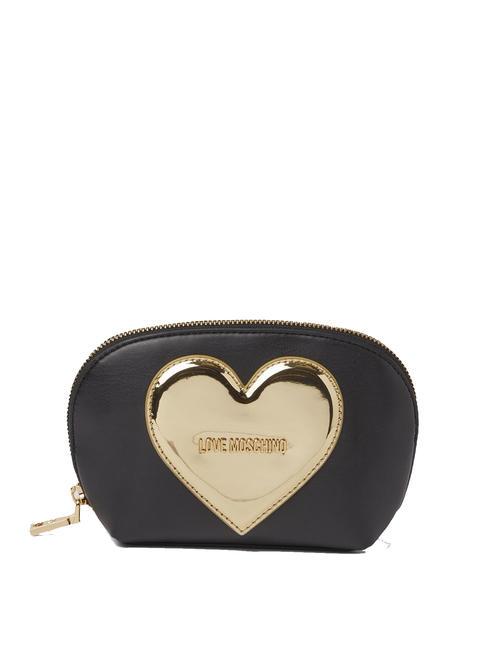 LOVE MOSCHINO GOLDEN HEART  Purse Black - Women’s Wallets