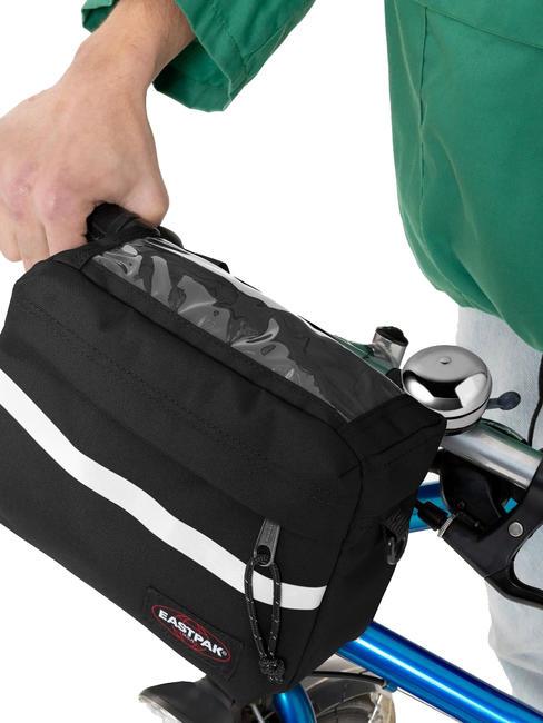 EASTPAK AMAN BIKE Bike bag with shoulder strap tarp black - Hip pouches