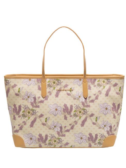 ROCCOBAROCCO FLOWER MARKET Shoulder shopper off white - Women’s Bags