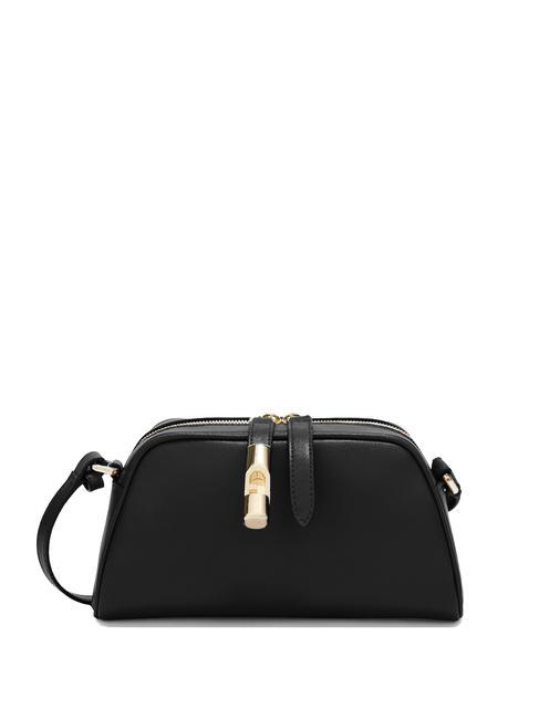 FURLA GOCCIA Small leather shoulder bag Black - Women’s Bags