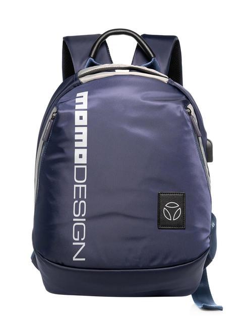 MOMO DESIGN LOGO PATCH Backpack blue/grey - Laptop backpacks