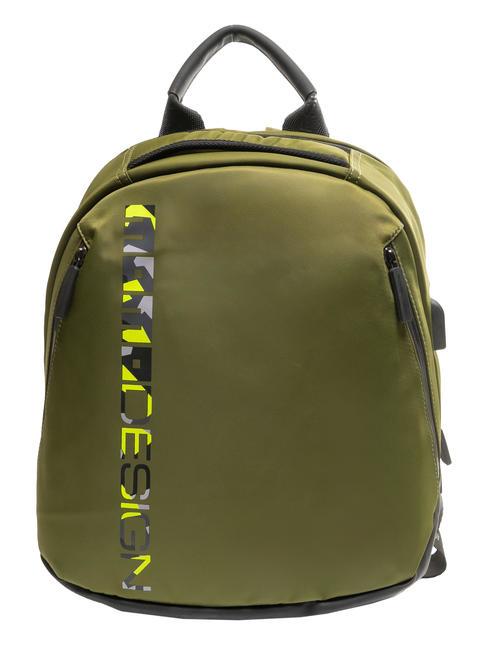 MOMO DESIGN OVO 15" PC backpack militarygreen/multi - Backpacks & School and Leisure