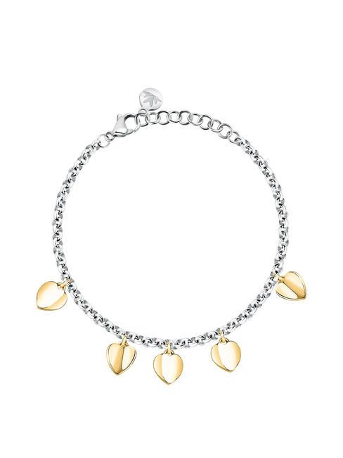 MORELLATO PAILETTES Heart charms bracelet SILVER - Bracelets