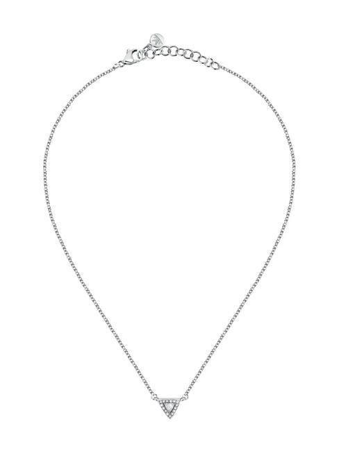 MORELLATO TRILLIANT Crystal triangle necklace SILVER - Necklaces
