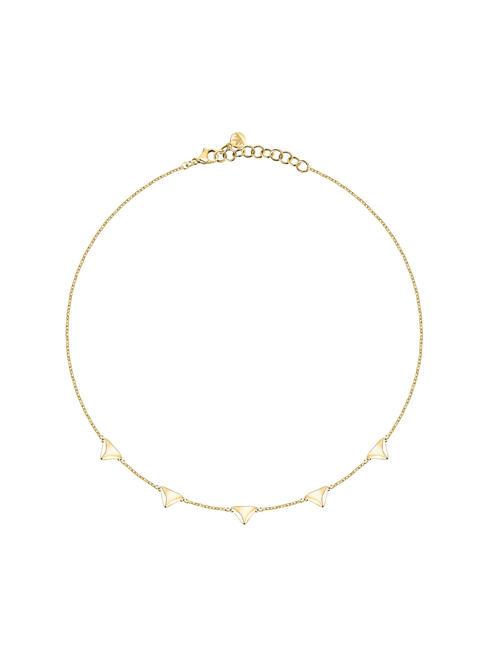 MORELLATO TRILLIANT Triangle charms necklace gold - Necklaces