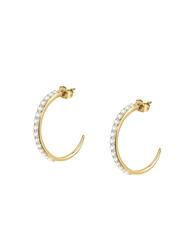 MORELLATO POETICA Semi-circle earrings with crystals - Earrings