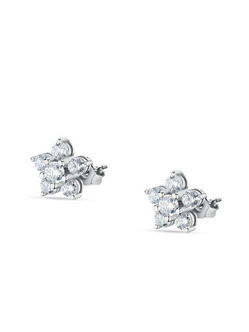 MORELLATO TESORI Flower earrings with crystals SILVER - Earrings