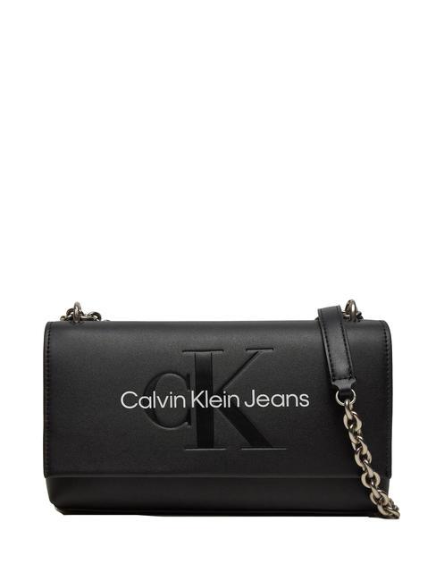 CALVIN KLEIN SCULPTED Convertible Shoulder/cross body bag black/neutral - Women’s Bags