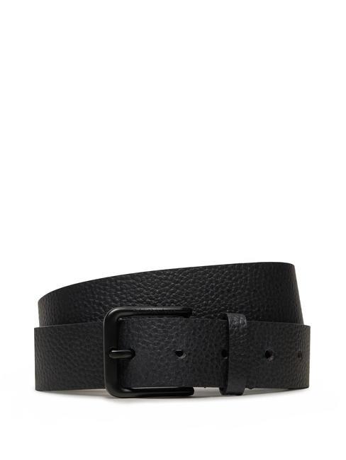 CALVIN KLEIN CK JEANS CLASSIC  Adjustable leather belt black/black - Belts