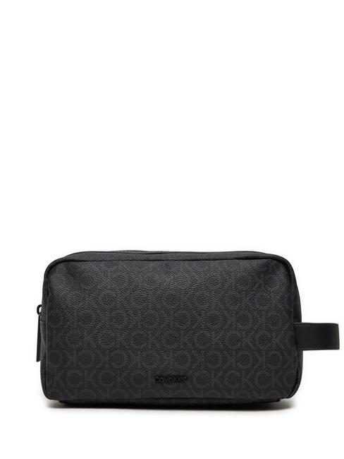 CALVIN KLEIN MUST MONO  Beauty case black / red - Beauty Case