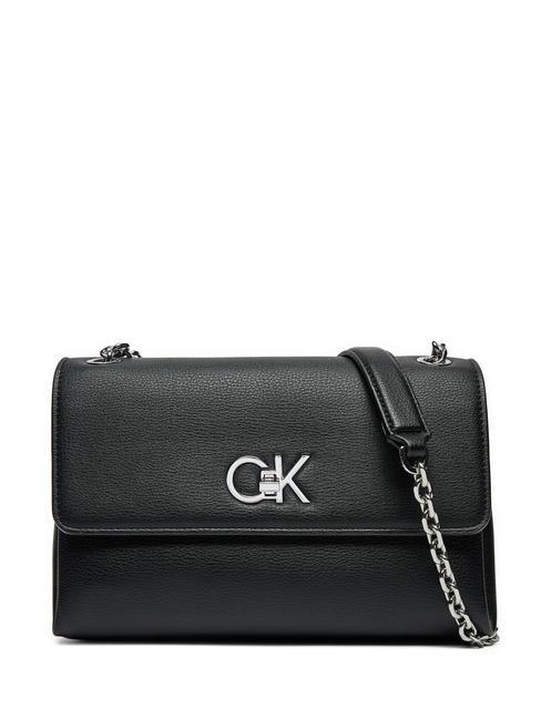 CALVIN KLEIN RE-LOCK  Shoulder/cross body bag ck black - Women’s Bags