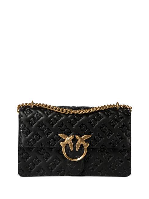 PINKO LOVE ONE CLASSIC Shoulder/cross body bag black-antique gold - Women’s Bags