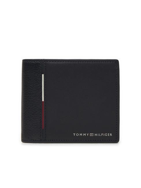 TOMMY HILFIGER CASUAL Leather coin wallet space blue - Men’s Wallets