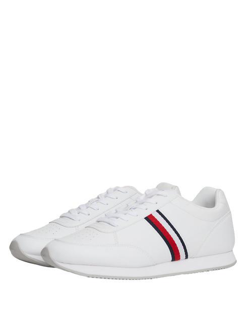 TOMMY HILFIGER RUNNER MIX Low sneakers white - Men’s shoes