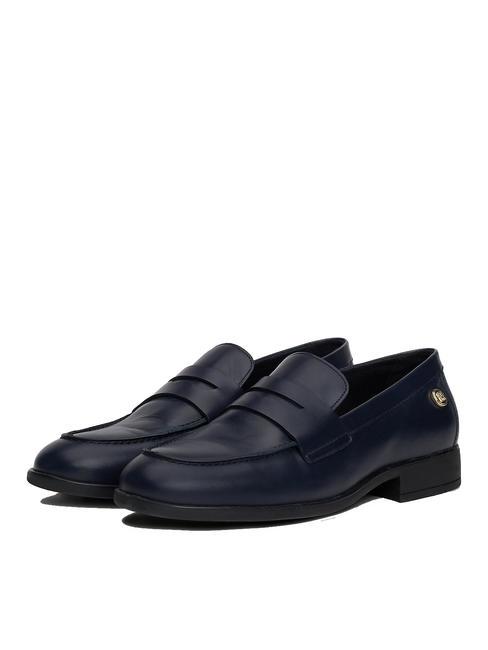 TOMMY HILFIGER STUD LEATHER Leather moccasins space blue - Women’s shoes