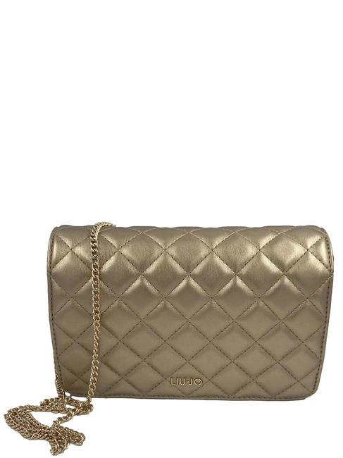 LIUJO RIDHI Quilted Mini shoulder bag gold - Women’s Bags