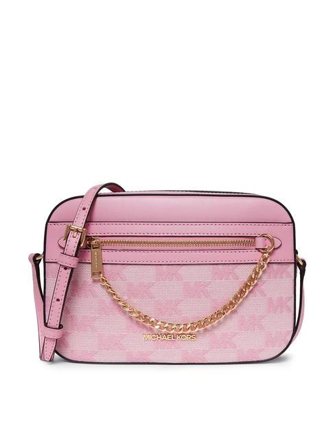 MICHAEL KORS JET SET LOGO Jacquard shoulder bag carnation - Women’s Bags