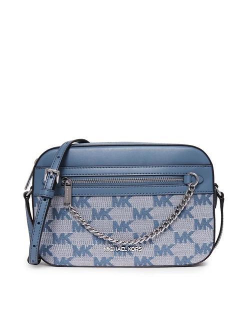 MICHAEL KORS JET SET LOGO Jacquard shoulder bag denim - Women’s Bags