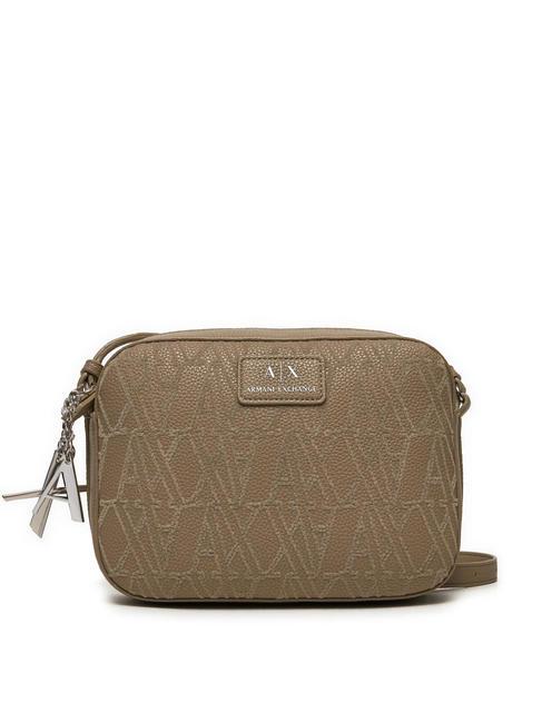 ARMANI EXCHANGE A|X Camera case flocked logo bag pisco - Women’s Bags