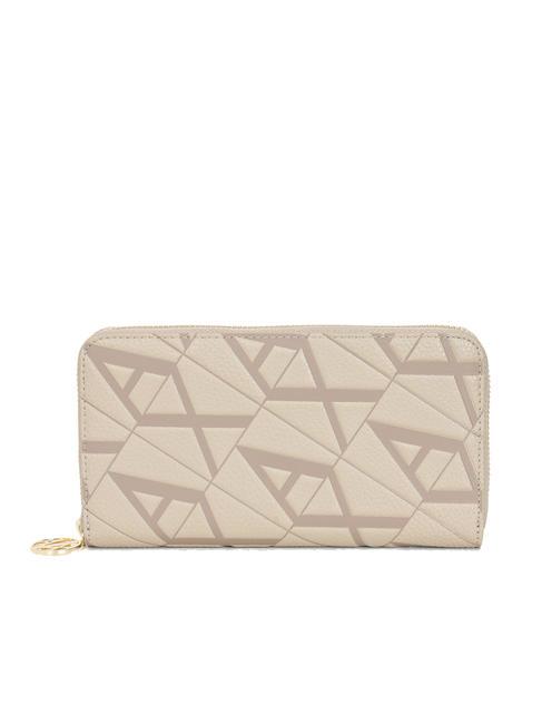 ARMANI EXCHANGE A|X EMBOSSED Large zip around wallet pisco/dark pisco - Women’s Wallets