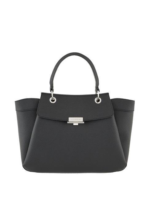 ARMANI EXCHANGE A|X PLAQUE Medium bag with shoulder strap Black - Women’s Bags