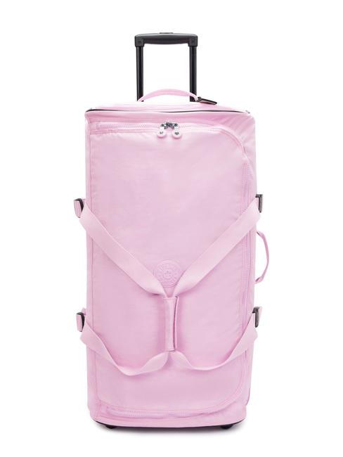 KIPLING TEAGAN L Large size trolley bag blooming pink - Semi-rigid Trolley Cases