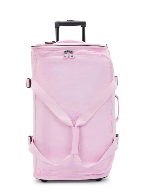KIPLING TEAGAN Medium size trolley bag blooming pink - Semi-rigid Trolley Cases
