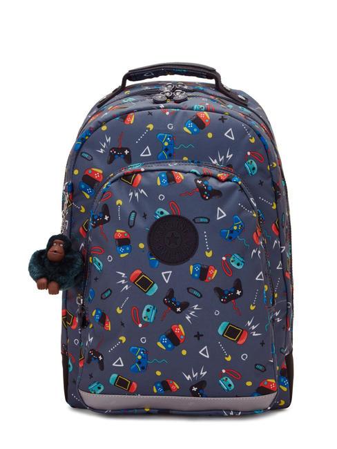 KIPLING CLASS ROOM 15" laptop backpack gaming grey - Backpacks & School and Leisure