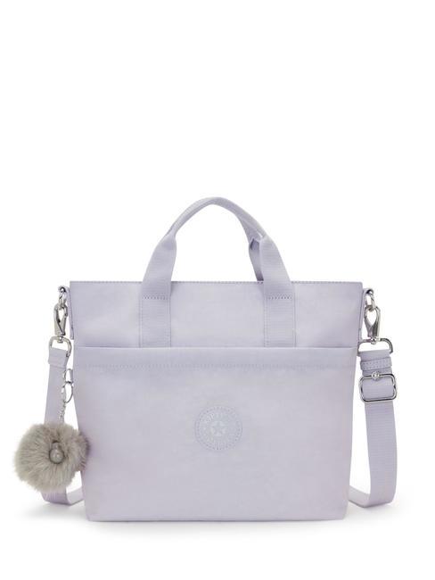 KIPLING ZAMORA Compact tote bag with shoulder strap fresh lilac gg - Women’s Bags
