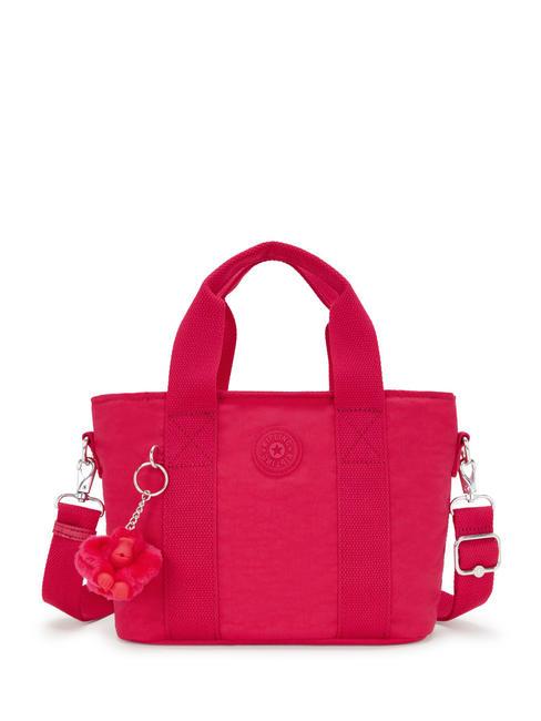 KIPLING MINTA Medium tote bag with shoulder strap pink confetti - Women’s Bags
