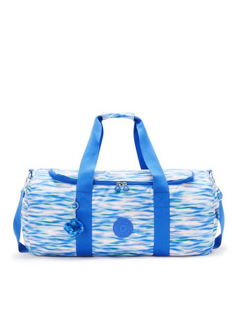 KIPLING ARGUS M Large duffel bag with shoulder strap diluted blue - Duffle bags