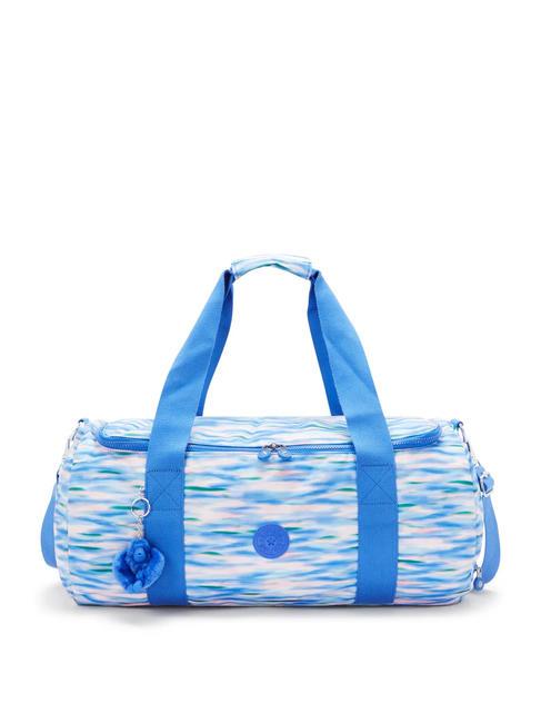 KIPLING ARGUS S Small duffel bag with shoulder strap diluted blue - Duffle bags