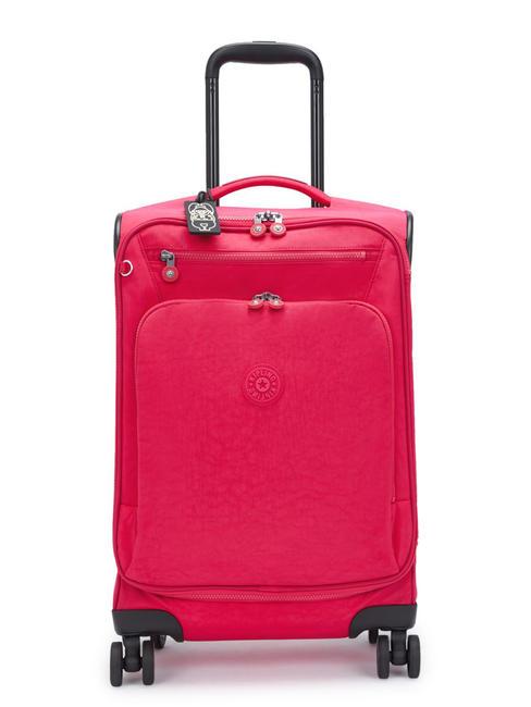 KIPLING NEW YOURI SPIN S Hand luggage trolley pink confetti - Hand luggage