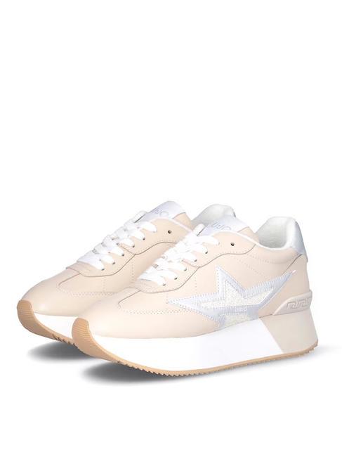 LIUJO DREAMY 03 Platform sneakers butter/silver - Women’s shoes